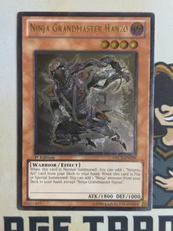 Ninja Grandmaster Hanzo ORCS-EN029 Ultimate Rare 1st Edition Yu-Gi-Oh! NM - Image 3