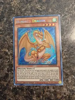 Yugioh Hundred Dragon - DLCS-EN146 - Limited Secret Rare - NM - Image 1