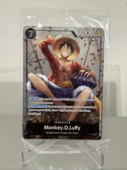 One Piece Monkey D. Luffy P-075 English Promo Tin Set Vol 2 Exclusive Sealed - Image 1