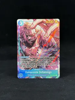 Donquixote Doflamingo One Piece TCG OP07-048 Seven Warlords of Sea English Promo - Image 1