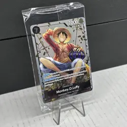 P-075 Monkey.D.Luffy Promo Card TS-02 Tin Set 02 ENGLISH SEALED Card Untouched - Image 2