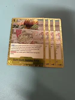 Gum-Gum Golden Rifle R OP15-116 Adventure God's Island OP15 PLAYSET - Image 1
