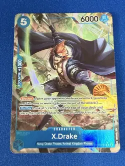 X-Drake One Piece TCG Awakening the New Era OP05-055 Alt Art Rare - ships PWE - Image 1