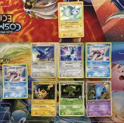 Vintage Pokemon Card Lot Holo Fire Promo Palkia Dialga Pikachu - Image 1