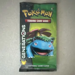 Pokemon Generations Booster Pack Venusaur Pikachu 10 Cards English TCG Nintendo - Image 1