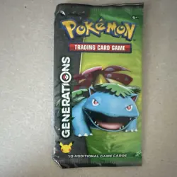 Pokemon Generations Booster Pack Venusaur Pikachu 10 Cards English TCG Nintendo - Image 1