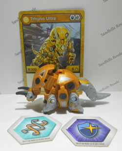 Bakugan Trhyno Ultra Tan Aurelus Battle Planet B300 - card - cores - Image 1