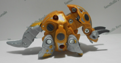 Bakugan Trhyno Ultra Tan Aurelus Battle Planet B300 - card - cores - Image 4