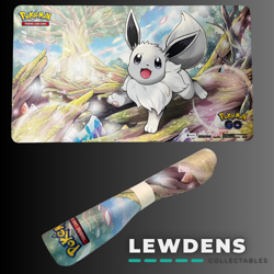 Radiant Eevee - Trading Card Game Playmat - Pokemon Go Premium Collection - Image 1