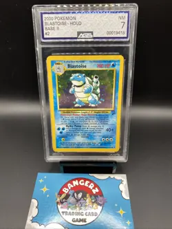 AGS 7 Blastoise 1999 Base Set 2/102 Holo Pokemon Card - Image 1