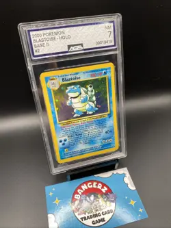 AGS 7 Blastoise 1999 Base Set 2/102 Holo Pokemon Card - Image 3