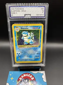 AGS 7 Blastoise 1999 Base Set 2/102 Holo Pokemon Card - Image 4