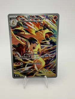 Pokemon Ethan's Typhlosion Holo Card 190/182 Sv10: Destined Rivals NM - Image 1