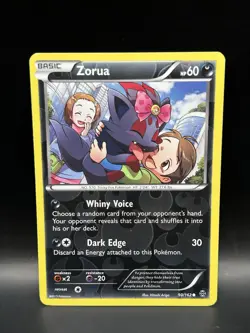 Reverse Holo Zorua 90/162 - Pokemon BREAKthrough Card - LP - Image 1