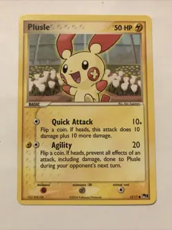 Plusle - 13/17 - Common Pokemon POP Series 1 Promo Card - Image 1