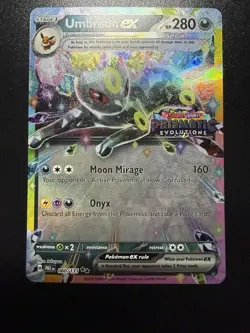 Pokemon TCG Prismatic Evolutions Umbreon EX Stamped Promo Card 060/131 - Image 1