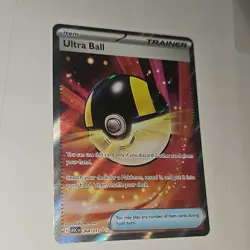 Pokemon TCG Ultra Ball Trainer Item ASC Holo Card Ascended. Perfect - Image 1