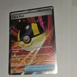 Pokemon TCG Ultra Ball Trainer Item ASC Holo Card Ascended. Perfect - Image 2