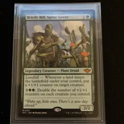 BRISTLY BILL, SPINE SOWER Outlaws Of Thunder Junction OTJ Magic MTG MINT CARD - Image 1