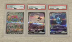 PSA 10 Charizard Venusaur Blastoise ex SAR Set Of 3 Pokemon Card 151 Japanese - Image 1