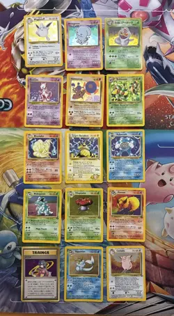 Vintage Pokemon Card Lot WOTC Holo Fire Flareon Electabuzz Ninetales - Image 1