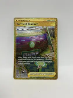 Pokemon TCG Turffield Stadium Evolving Skies Holo Card 234/203 Secret Rare - Image 1