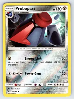 Probopass 86/145 S&M Guardians Rising Pokemon Card TCG Reverse Holo Rare Nm/Vlp - Image 1
