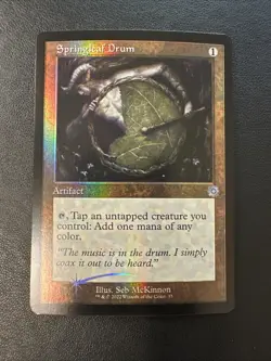 Springleaf Drum [NM] - 55 Foil Retro Frame The Brothers' War MTG Card - Image 1