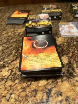 Lord of the Rings TCG CCG Two Towers 2003 Decipher 150 Card Lot Unplayed Lot - Image 5