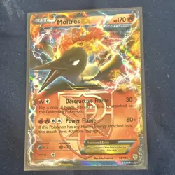 Pokemon Moltres EX Team Plasma Holo Card Plasma Storm 14/135 170 HP English - Image 4