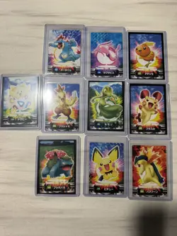 Pokemon Card Bandai Zukan Card Lot Japanese *** All Prism - Image 1