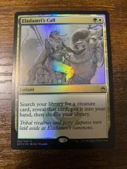 MTG magic cards Eladamri's Call - Foil 203/249 English Rare 2018 - Image 1