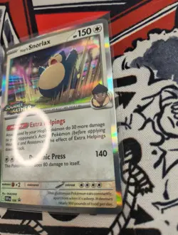 Pokemon Stamped Hop's Snorlax 184 (Prerelease) Scarlet & Violet Promo Card - Image 2