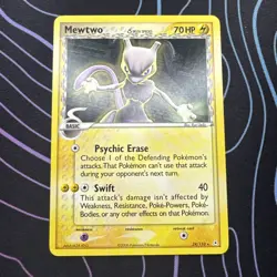 Pokemon Mewtwo EX Holon Phantoms TCG Card 24/110 Delta Species LP - Image 1