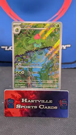 Ivysaur 167/165 SV 151 Illustration Scarlet Violet Holo Card - Pokemon TCG - Image 1