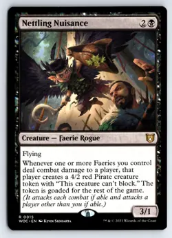 Nettling Nuisance -Commander: Wilds of Eldraine - Image 1