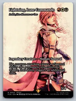 Lightning, Lone Commando - Isshin, Two Heavens as One (Showcase) Final Fantasy: - Image 1