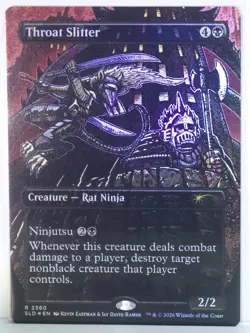 Throat Slitter [New, Near Mint] *Foil* {TMNT SLD} - Image 1