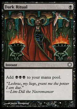1 x Dark Ritual - ColdSnap - Light Play - MTG - Image 1