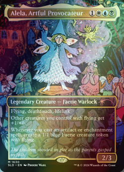 MTG Alela, Artful Provocateur Borderless Foil ** Secret Lair Drop ** English - Image 1
