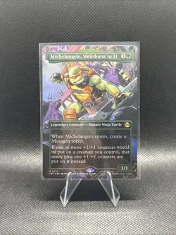 Michelangelo, Weirdness to 11 (Borderless) Teenage Mutant Ninja Turtles Foil - Image 1