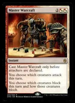 Master Warcraft LP Light Play Commander Anthology MTG [11472] - Image 1
