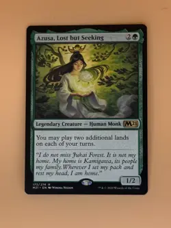 MTG Magic the Gathering Azusa, Lost but Seeking (173/274) Commander Masters Rare - Image 1