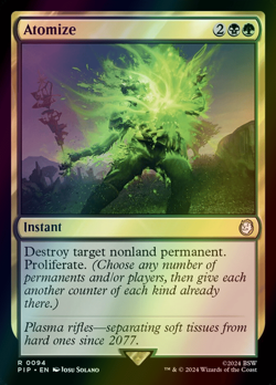 MTG Atomize Foil ** Fallout ** English - Image 1