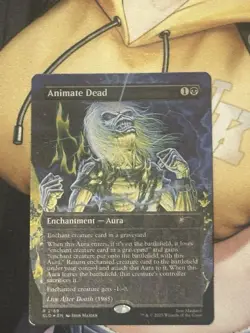 Magic: The Gathering Animate Dead Enchantment Aura Iron Maiden SLD 2189 - Image 1