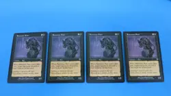 4x RAVENOUS RATS RAT INVASION MTG MAGIC THE GATHERING NM / UNPLAYED - Image 1