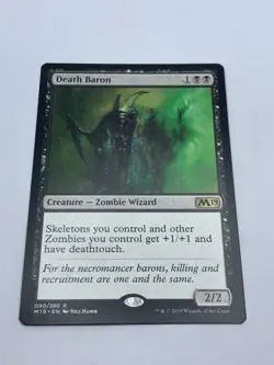 Death Baron - M19 Core Set 2019 - MTG - Rare - Magic The Gathering - Image 2