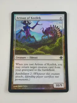 MTG FOIL Artisan of Kozilek - Rise of the Eldrazi #002 Magic LP - Image 1