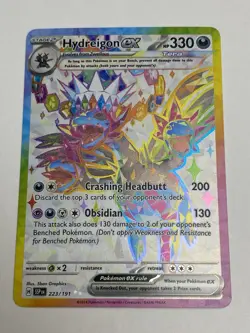 Pokemon TCG Hydreigon EX Surging Sparks Hydragon Card 223/191 NM - Image 4
