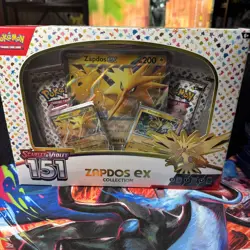 Zapdos ex Collection Box - NEW/Factory Sealed - S&V: 151 - Pokemon TCG - Image 1